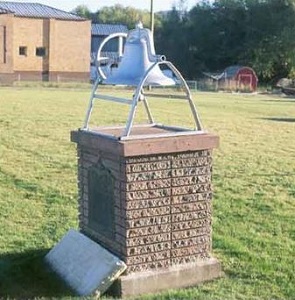Bell and Historical Marker for the Peoa Church