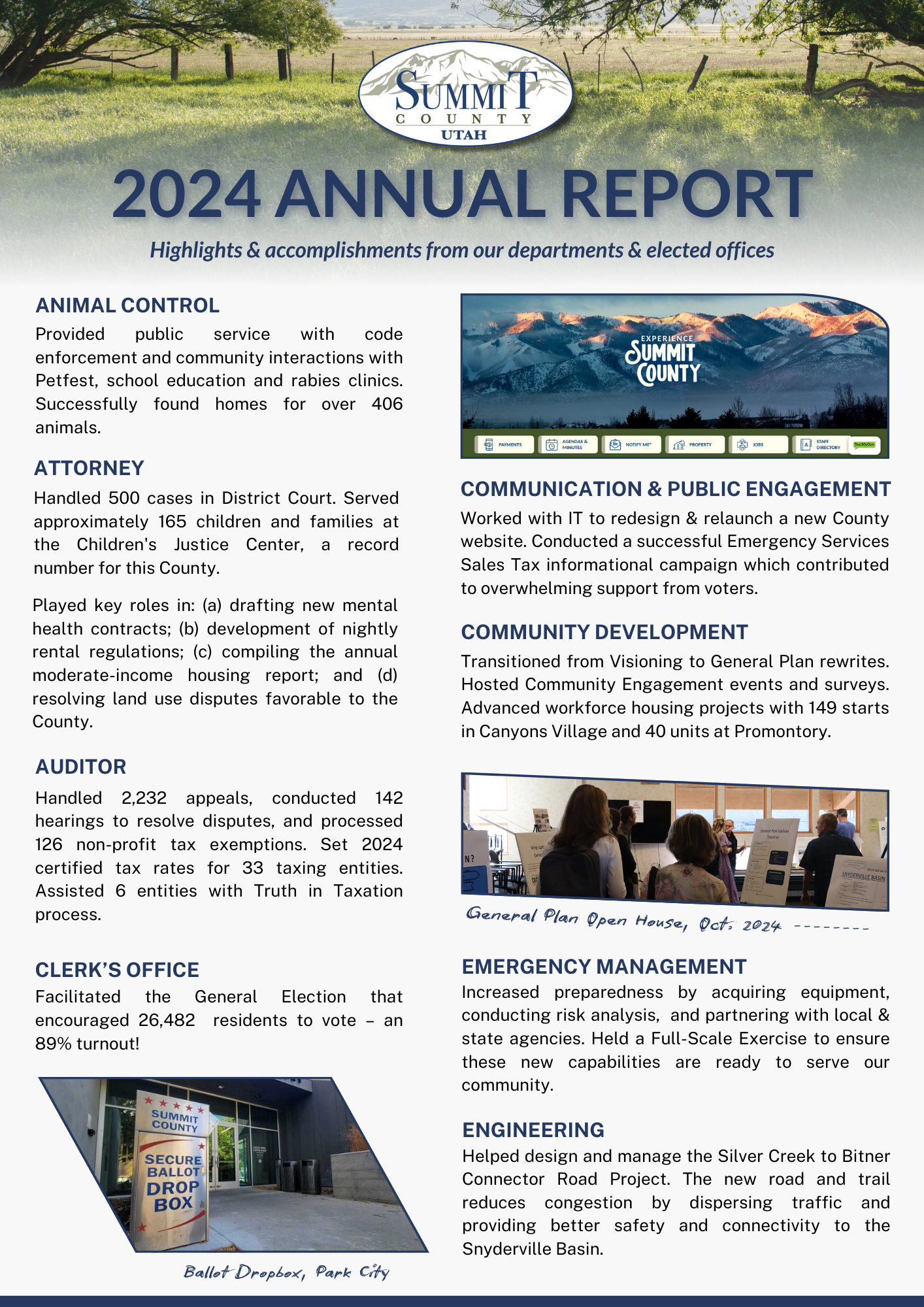 County Annual Report Highlights 2024
