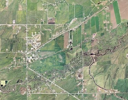 Aerial View of Oakley City